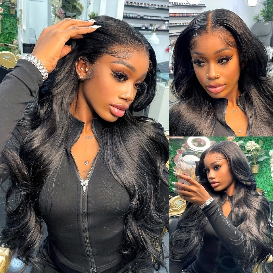 Firieya 13x4 HD Lace Front Wig Glueless Body Wave Wig Pre Plucked Real HD Lace Human Hair Wigs