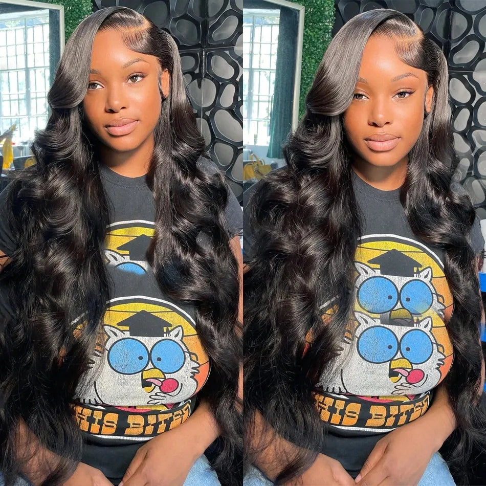 Firieya 13x4 HD Lace Front Wig Glueless Body Wave Wig Pre Plucked Real HD Lace Human Hair Wigs