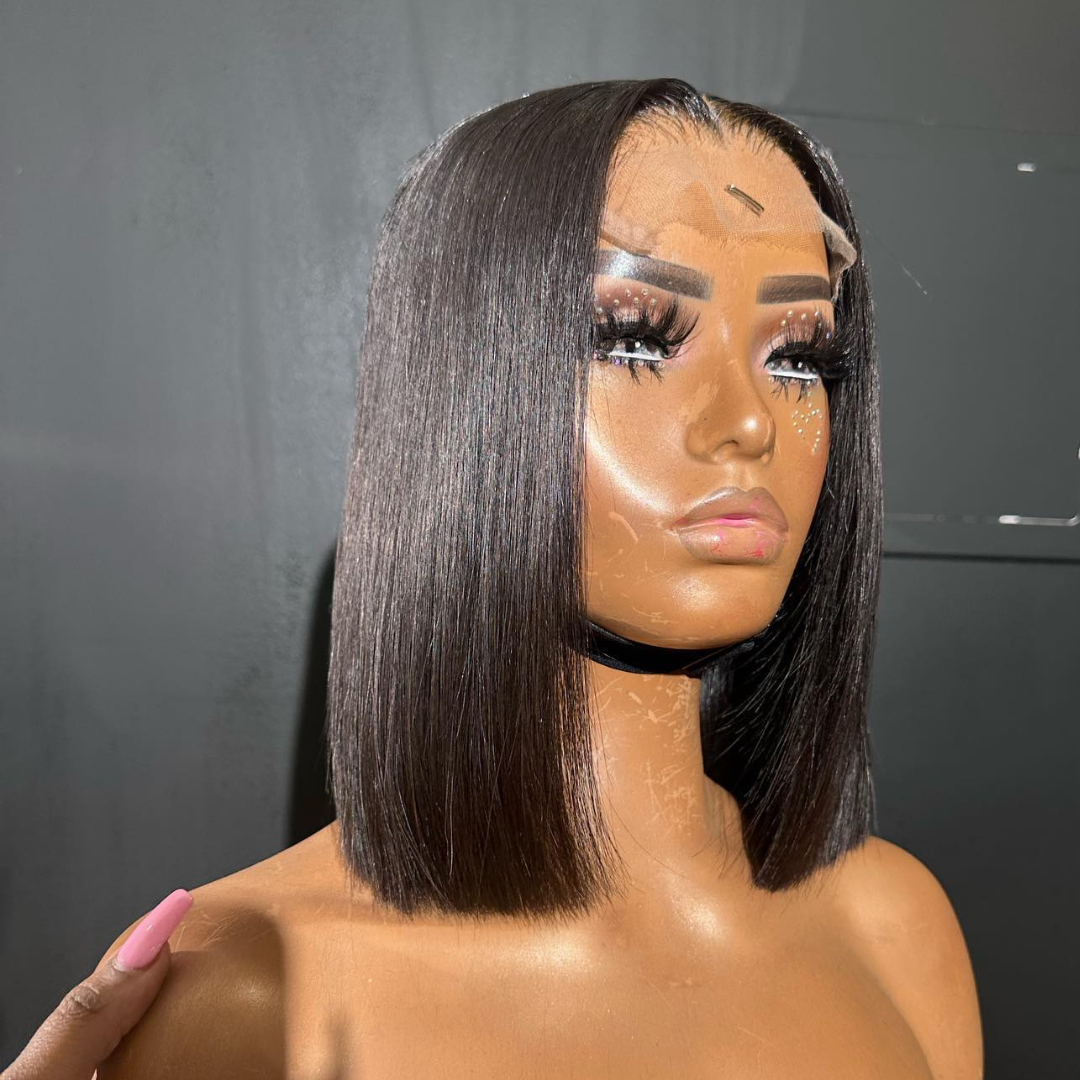 2 Wigs = $129 | 10" 13x4 Straight Bob Wig & 10" 13x4 Straight Bob Wig