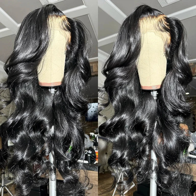 Firieya Pre Plucked 360 Transparent Lace Wigs Human Hair Body Wave HD Lace Frontal Wig With Natural Hairline