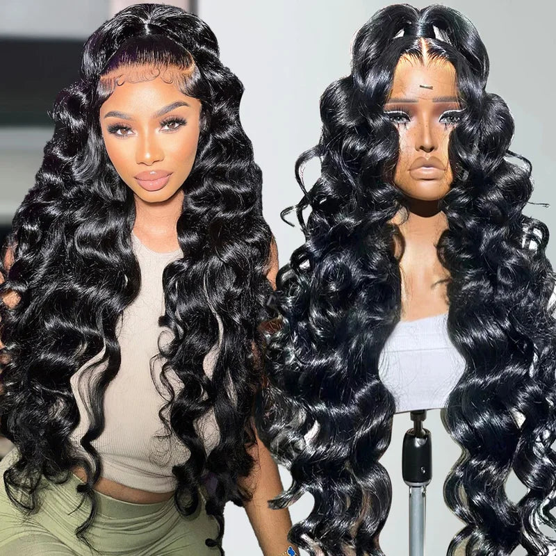 Firieya Pre Plucked 360 Transparent Lace Wigs Human Hair Body Wave HD Lace Frontal Wig With Natural Hairline