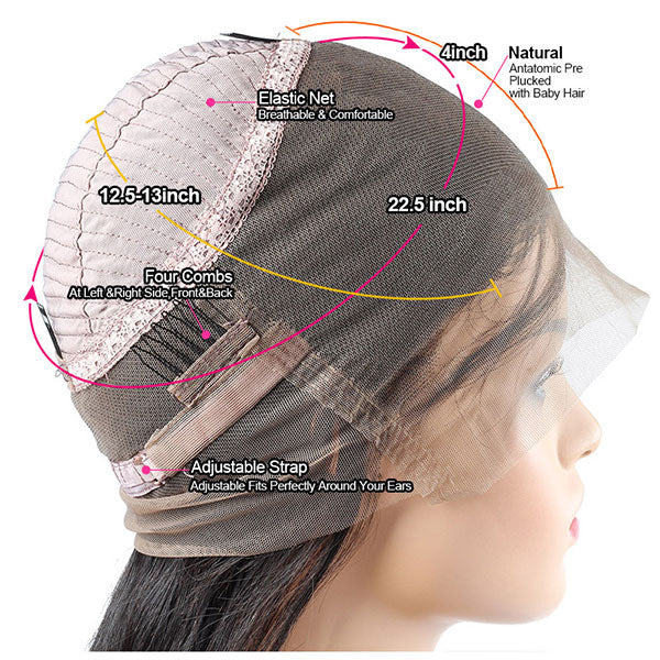 Firieya Deep Wave 360 Transparent Lace Frontal Wig Afforadble Price 360 Lace Wig Cheap Human Hair