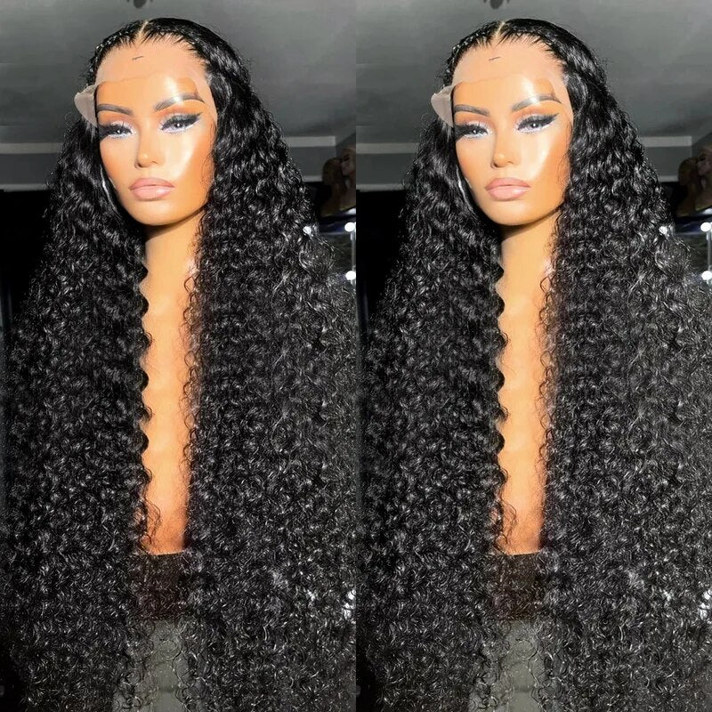 Firieya Deep Wave 360 Transparent Lace Frontal Wig Afforadble Price 360 Lace Wig Cheap Human Hair