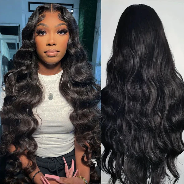 Firieya 4x4 HD Lace Closure Wig Glueless Body Wave Wig Pre Plucked Real HD Lace Human Hair Wigs