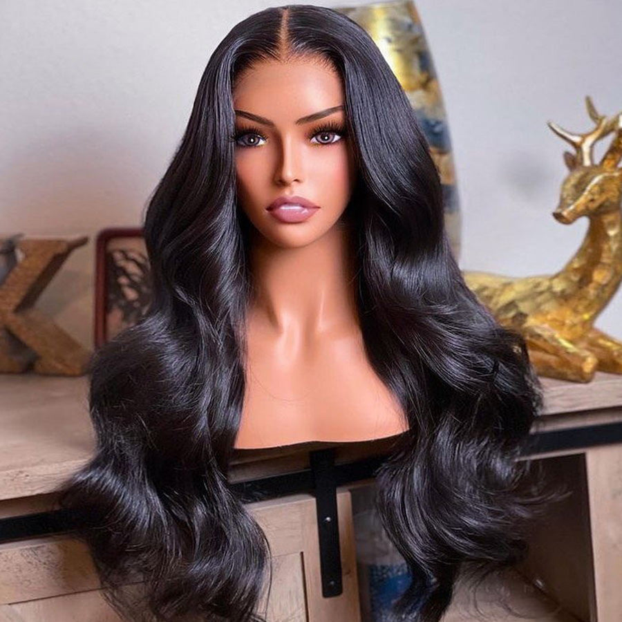 Firieya 5x5 HD Lace Closure Wig Glueless Body Wave Wig Pre Plucked Real HD Lace Human Hair Wigs