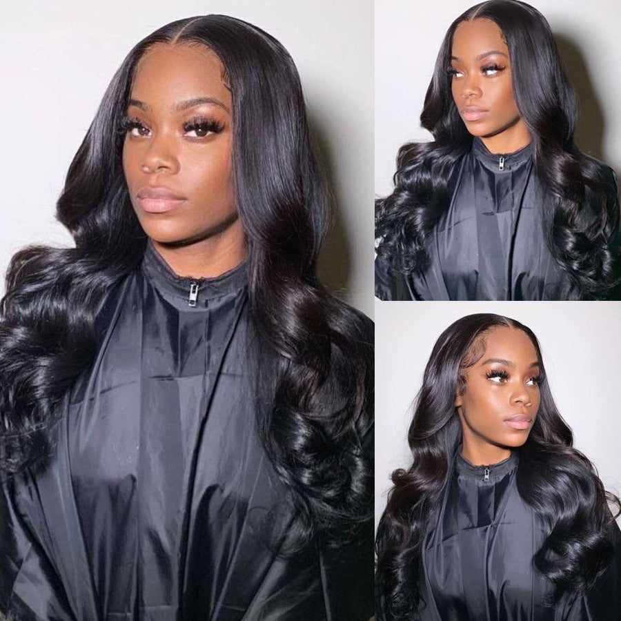 Firieya 5x5 HD Lace Closure Wig Glueless Body Wave Wig Pre Plucked Real HD Lace Human Hair Wigs