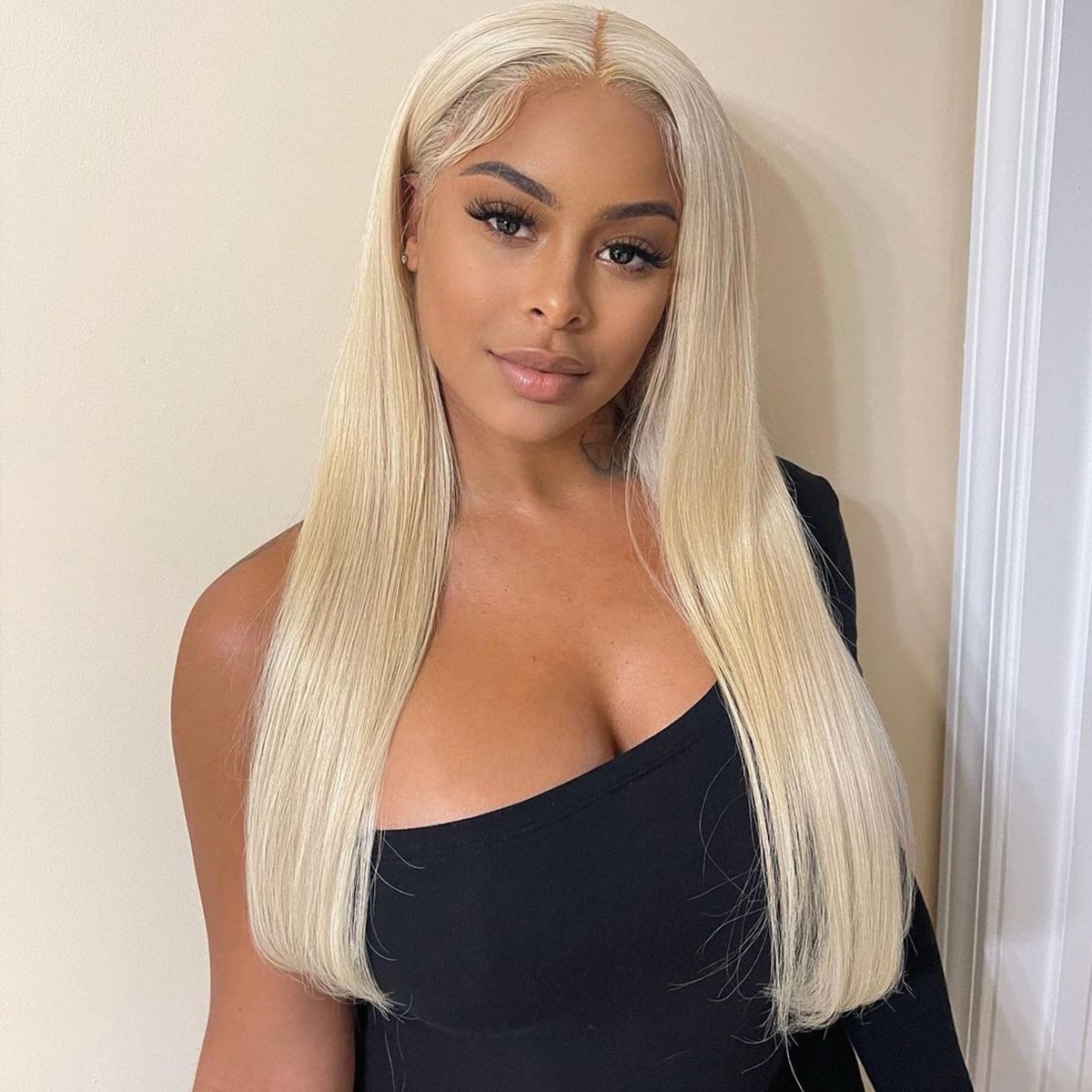 Firieya Hair 613 Blonde Straight Human Hair Lace Front Wigs Undetectable Lace Wig