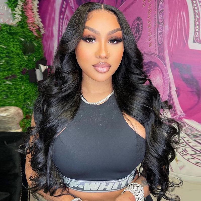 Firieya 9x6 HD Lace Front Wig Glueless Body Wave Wig Pre Plucked Real HD Lace Human Hair Wigs