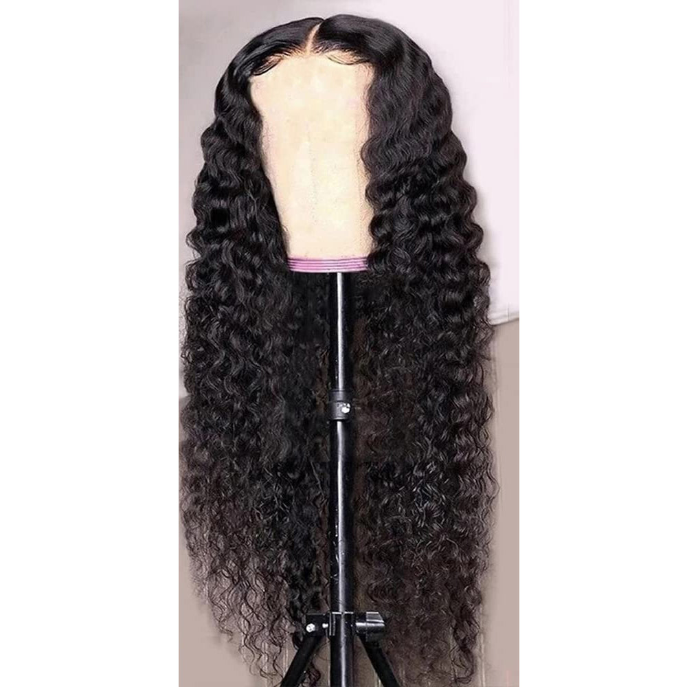 Firieya 9x6 HD Lace Front Wig Deep Wave Wig Pre Plucked Real HD Lace Human Hair Wigs