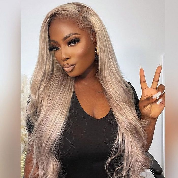 Firieya P18/613 Blonde Lace Front Wigs Pre Plucked For Black Women Body Wave 13x4 HD Transparent Lace Closure Wigs Human Hair Wig