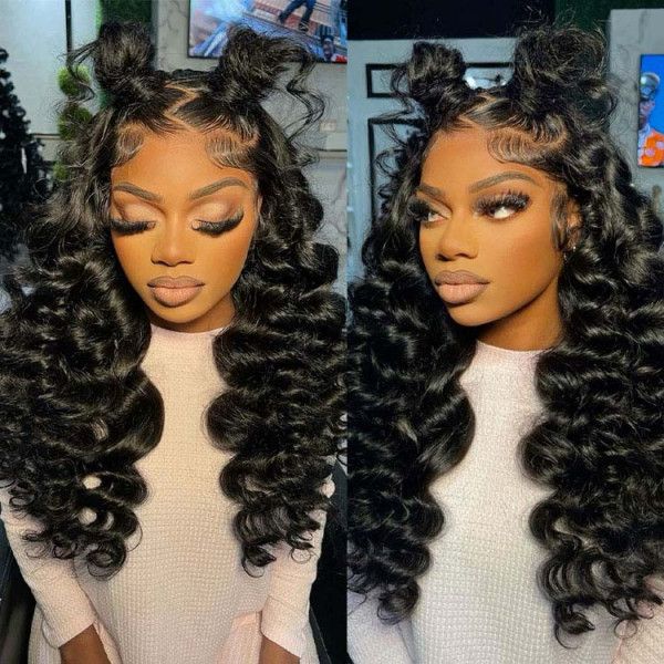 Firieya 9x6 HD Lace Front Wig Loose Wave Pre Plucked Real HD Lace Human Hair Wigs