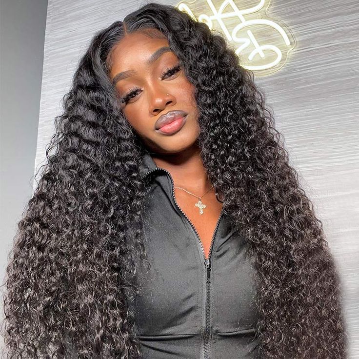 Firieya 7x5 HD Lace Front Wig Jerry Curly Wig Pre Plucked Real HD Lace Human Hair Wigs