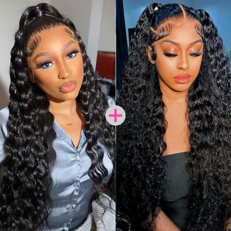 2 Wigs = $239| 24" 13x6 Loose Deep Wave Wig & 16" 13x4 Deep Wave Bob Wig