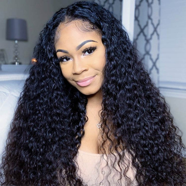 Firieya U Part Wigs For Women Brazilian Human Hair Water Wave U Part Wig