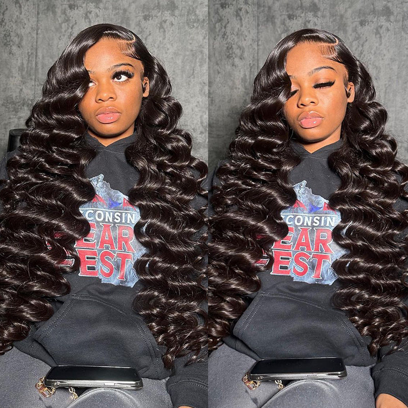 [Flash Sale] Loose Deep Wave Wig 13x6 Lace Front Wig HD Lace Wigs Glueless Human Hair Wigs