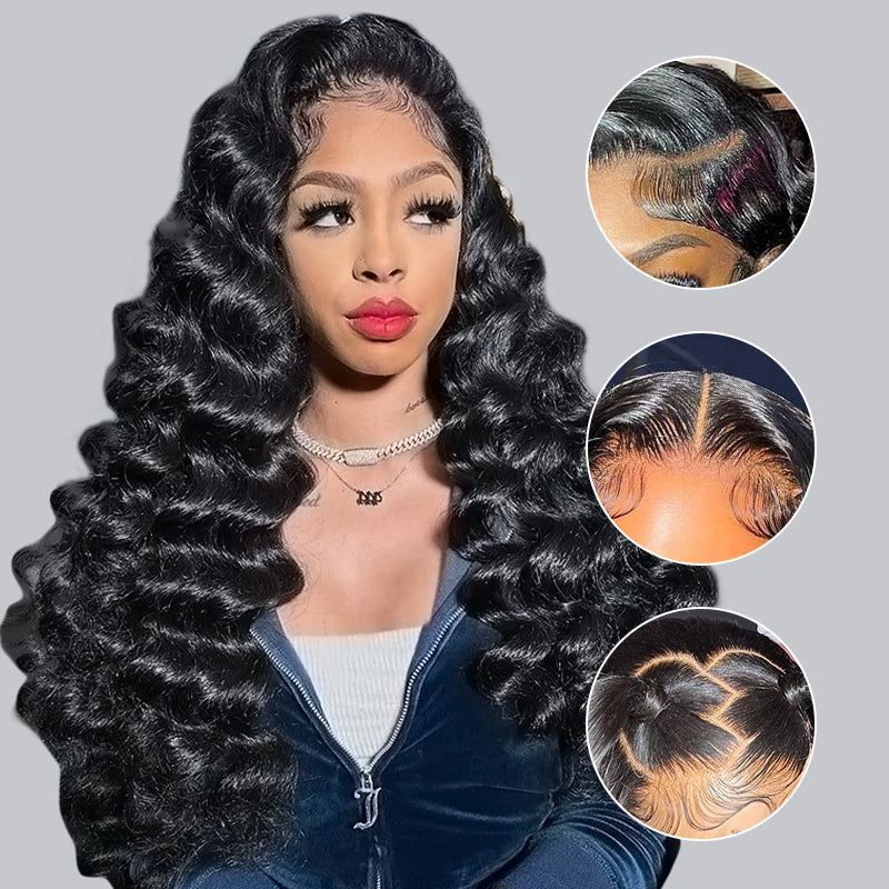 [Flash Sale] Loose Deep Wave Wig 13x6 Lace Front Wig HD Lace Wigs Glueless Human Hair Wigs