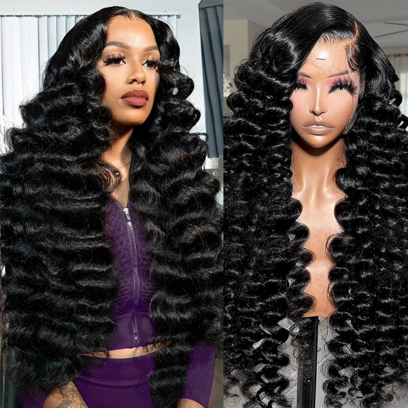 [Flash Sale] Loose Deep Wave Wig 13x6 Lace Front Wig HD Lace Wigs Glueless Human Hair Wigs