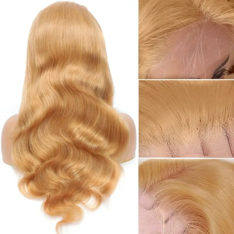 [Flash Sale]Honey Blonde Body Wave Wig 13x6 Lace Front Wig Glueless Wigs