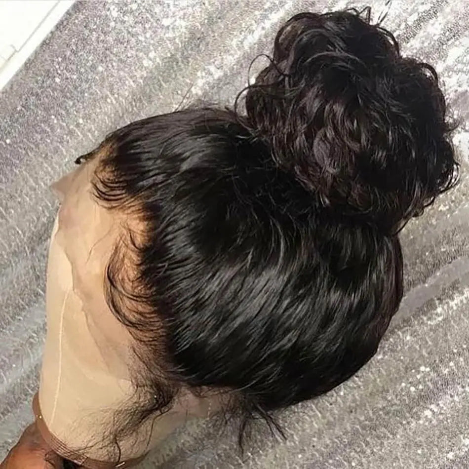 Firieya 360 Transparent Lace Kinky Curly Wig Pre Front Wig Pre Plucked Real HD Lace Human Hair Wigs