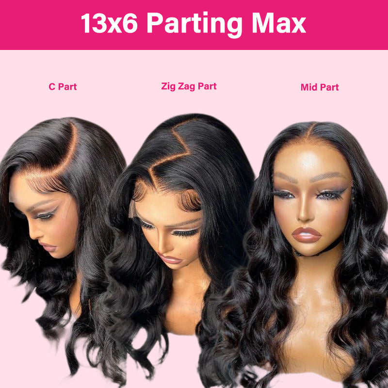 Firieya Glueless Straight Hair 13x6 HD Full Lace Front Wig Pre Plucked Hairline Real HD Lace Wig Human Hair