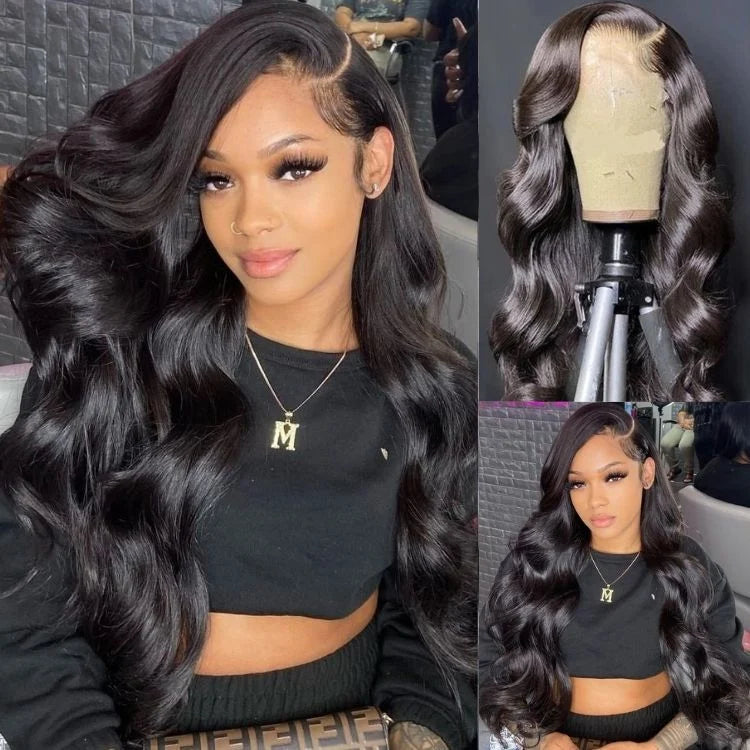 Firieya 5x5 HD Lace Closure Wig Glueless Body Wave Wig Pre Plucked Real HD Lace Human Hair Wigs