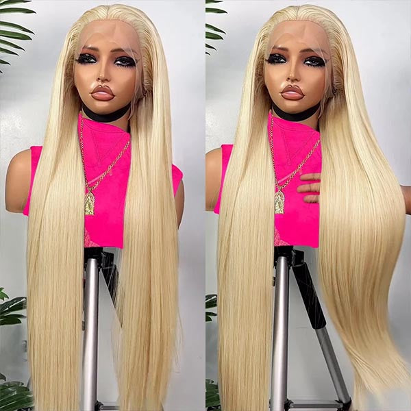 Firieya  Straight 613 Blonde 13x4 HD Lace Front Human Hair Wigs for Women