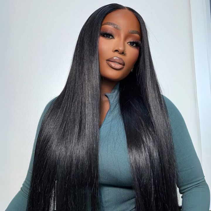 Firieya Hair Top Sale 13x6 HD Full Lace Front Wig Straight Human Hair with Pre Plucked Hairline