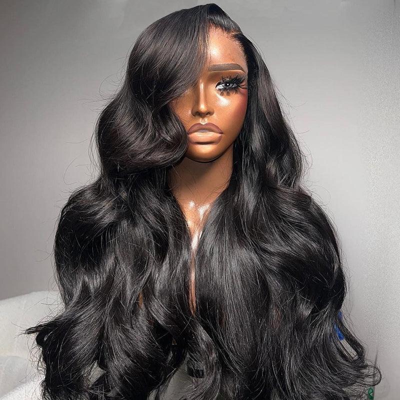 Firieya 7x5 HD Pre cut Lace Front Wig Glueless Body Wave Wig Pre Plucked Real HD Lace Human Hair Wigs