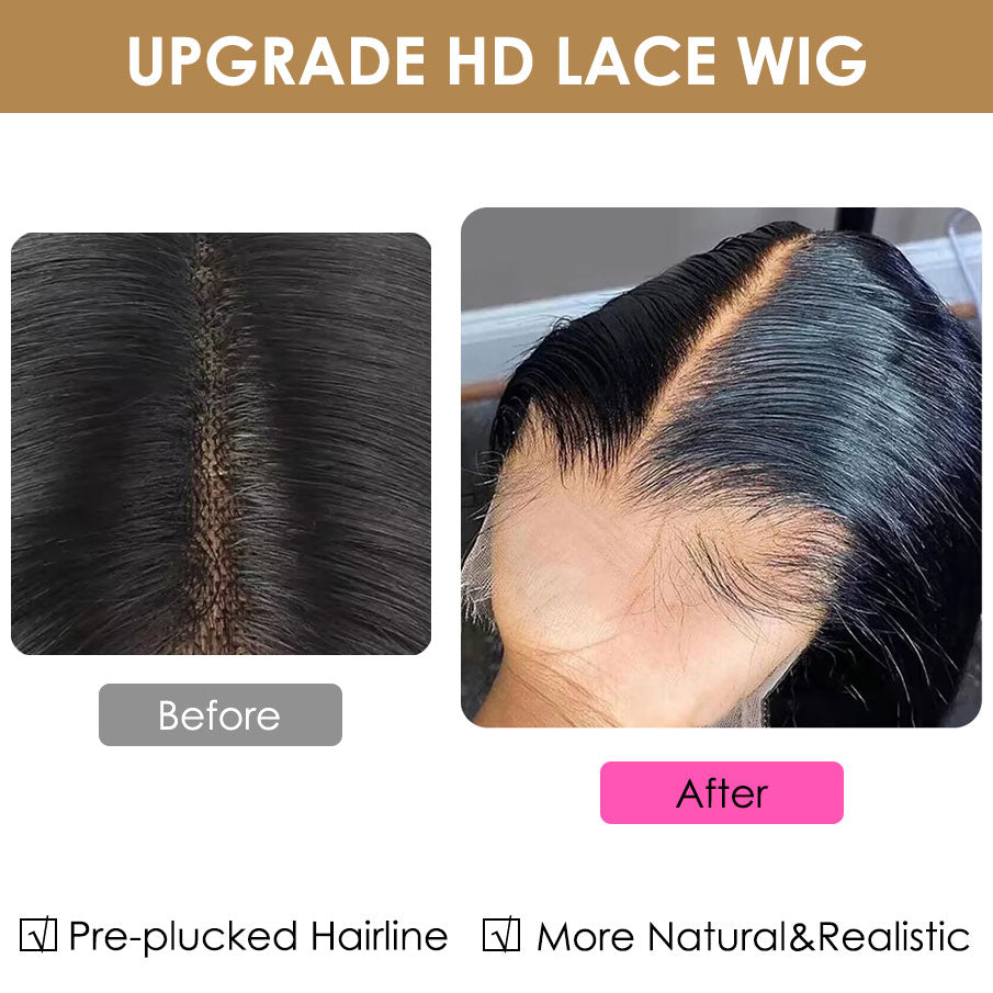 Flash Sale $189 Buy 28 inch 13x6 HD Full Lace Front Wig Straight Human Hair