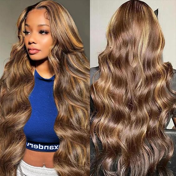 [Flash Sale] 5x5 HD Lace Closure Colored Body Wave Hair Pre-plucked Human Hair Wig