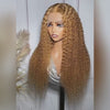 Firieya 13x4 HD Lace Front Wig Water Wave Wig Pre Plucked Real HD Lace Human Hair Wigs